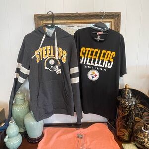 Pittsburgh Steelers Hoodie & Tee Set - Black & Gold